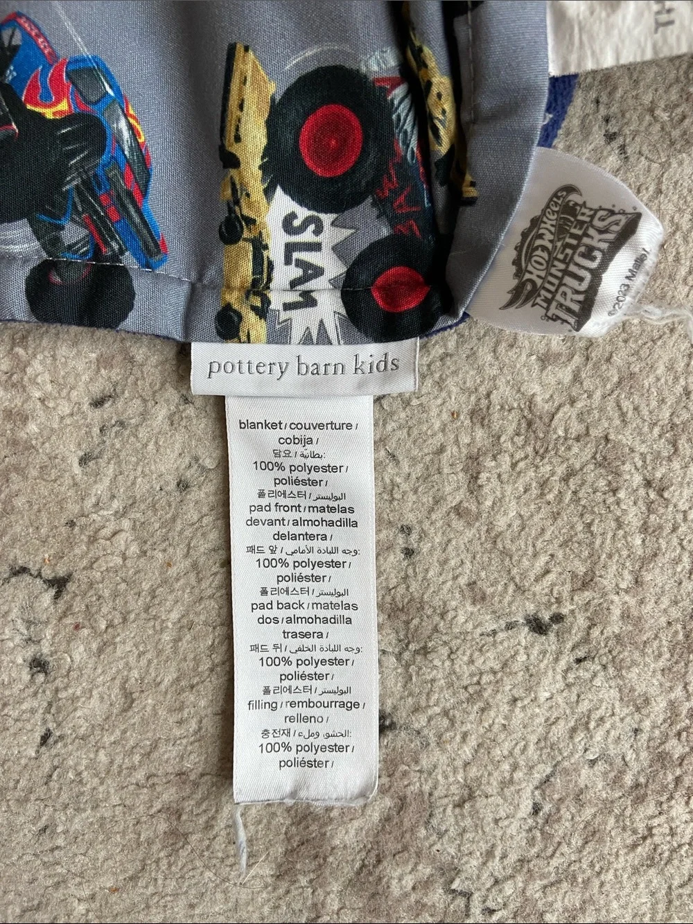 Pottery Barn Kids Monster Truck Nap Mat